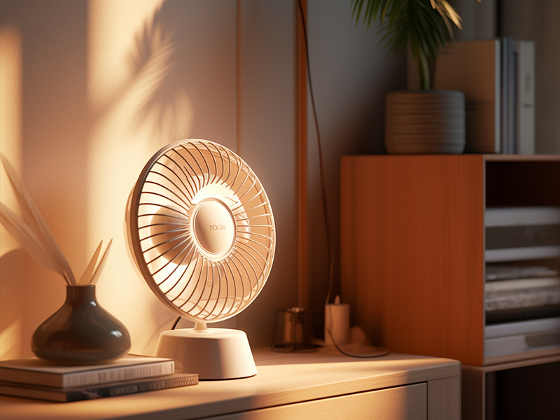 小家電產品設計之臺式小風扇產品造型設計(圖5)
