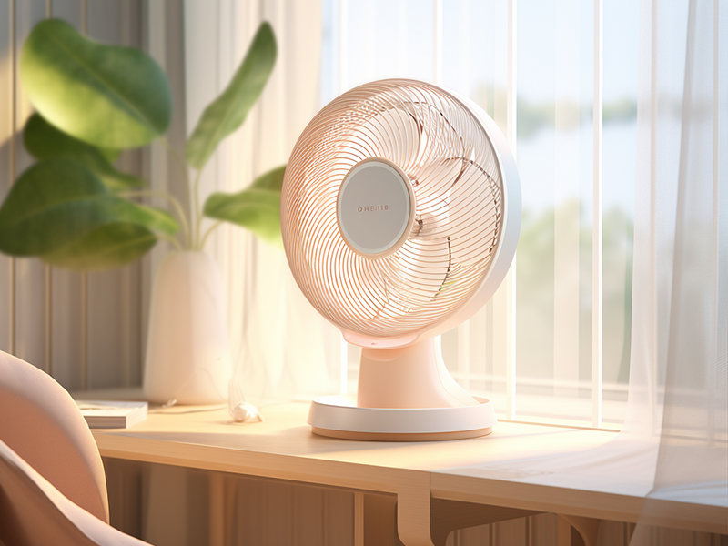 小家電產品設計之臺式小風扇產品造型設計(圖2)