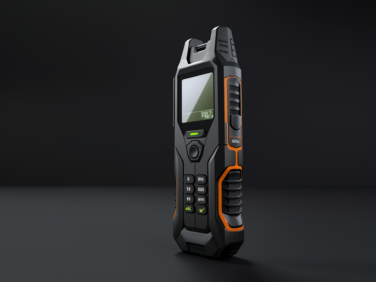 新款對講機產品外觀工業設計(圖2)