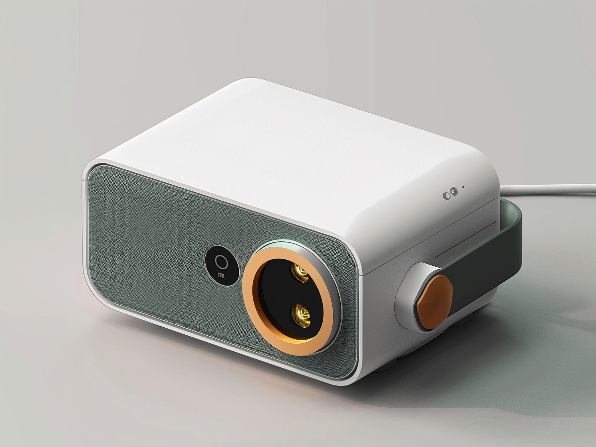 功能與美感并存：投影儀產品設計的設計哲學(投影儀的設計圖)(圖1)